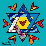 Romero Britto Romero Britto Mazel Tov Collection (Star of David)